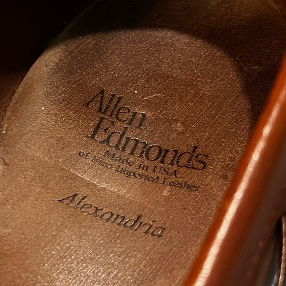 Allen Edmonds Alexandria Tassled Fringe Loafers Leather Kiltie Designer Mens 11 - Picture 4 of 10